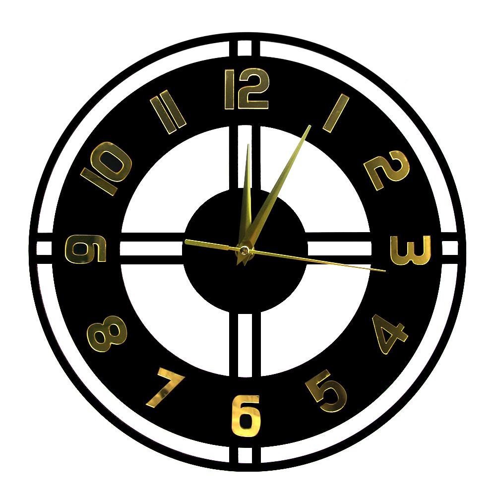 

Деревенские винтажные деревянные акриловые бесшумные нетикающие декоративные настенные часы с золотыми цифрами в тосканском стиле для кухни, офиса, домашнего декора