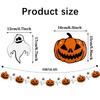 Halloween Hanging Ornament Pumpkin Ghost Design for Home Party Wall Decoration Festival Prop for Halloween Decor and Supplies