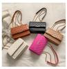2023 Spring New Retro Shoulder Bag Women's Rhombic Chain Bag Small Square Bag Street Fashion