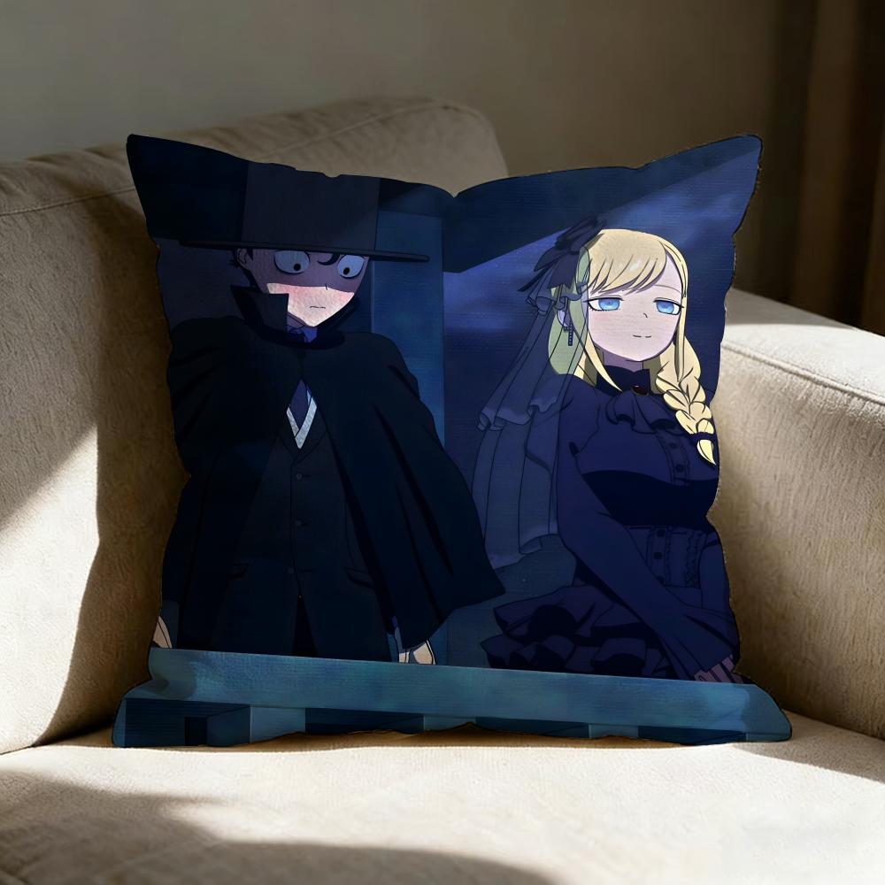The Duke Of Death And His Maid Pillow Case Linen Pillow Covers Cover For Couch Living Room Bench Patio Floor Linen Home Decor