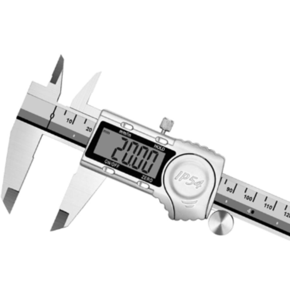 LARIX 150mm IP54 Waterproof Stainless Steel Digital Caliper 2 Year Warranty 0-150 mm