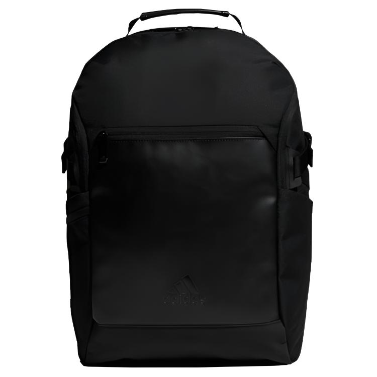 Adidas Leather With Polyester Backpack Regular Unisex Black H31350