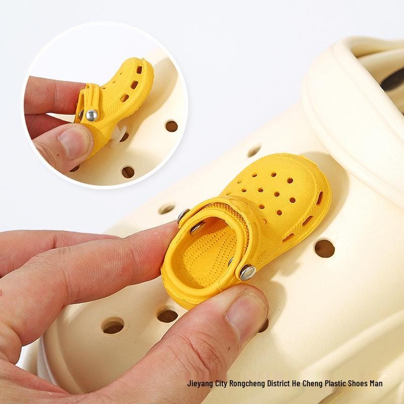 Mini 3D Flower Shoe Buckles for DIY Cross Hole Shoes - Cute and Fun Accessories