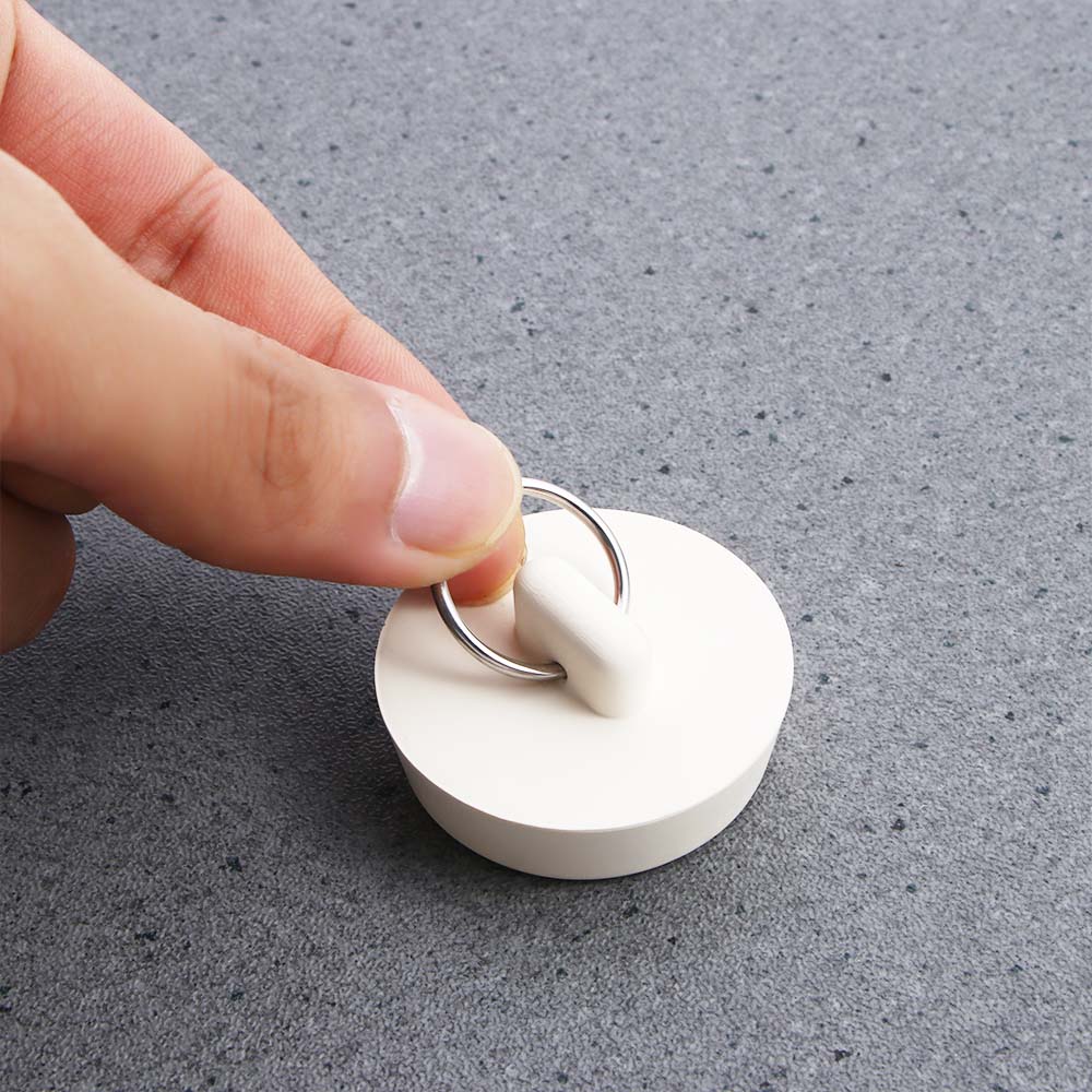 Pull Ring Design Rubber Leak-proof Drain Plug Sink Stopper Floor Drain Plug Bathroom Amenities