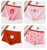 Girls' Plus Size Pure Cotton Safety Shorts - Junior High, Puberty-Friendly Four-Corner Briefs