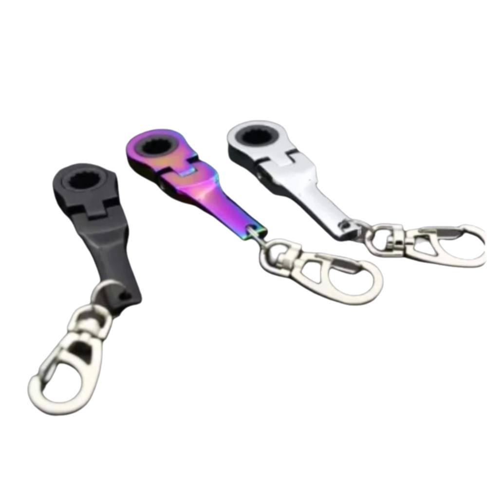 Foldable Design Ratchet Wrench Metal Material Adjustable Wrench Ratchet Spanner More Scenarios
