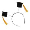 Adjustable Slip Resistant Graduation Hat Hairband With Mini Stereoscopic Doctoral Headdress For Commencement Event