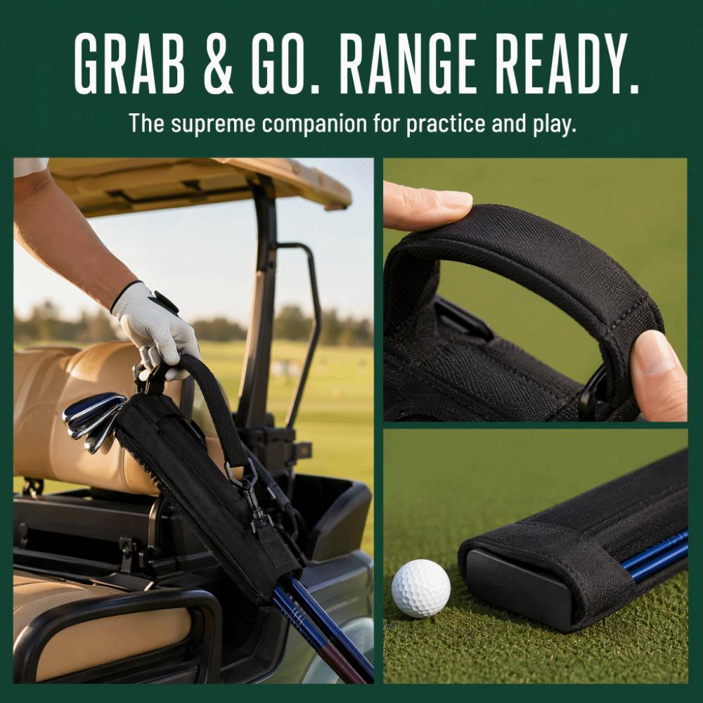 Adjustable Shoulder Strap Golf Club Carrier Polyester Golf Club Carry Bag Practice Sessions