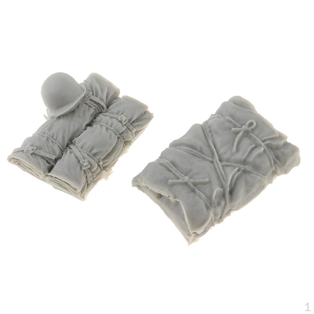 

2Pcs 1:35 Resin Soldier Package Model Toy Layout