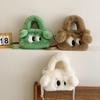 Cute Big Eye Plush Handbags Women'S Shoulder Crossbody Bag Messenger Bag Winter Soft Fluffy Tote Bag Girls Gifts
