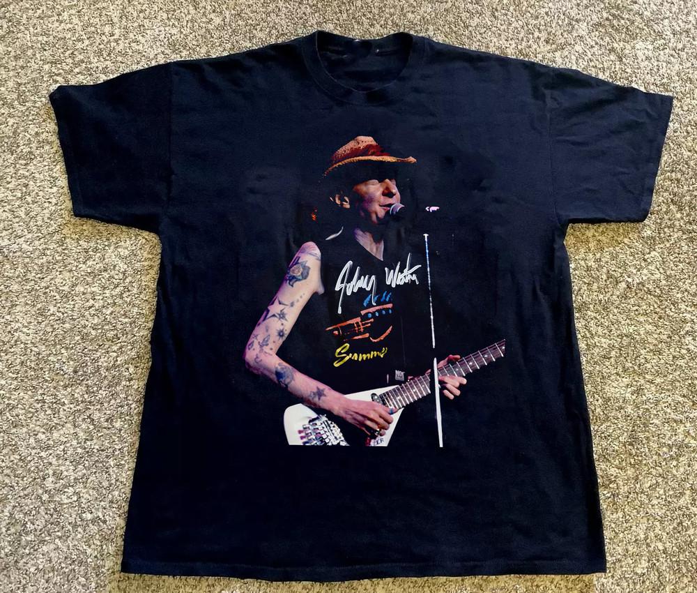 Johnny Winter Signature Black  Size S-5XL CG2237 Unisex T-Shirt S