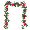 1 buc 2,2 m Floare Albă Artificială Fals Agățat Plante Fals Viță de Vie Frunze Artificiale Ghirlandă Flori Decor Nuntă