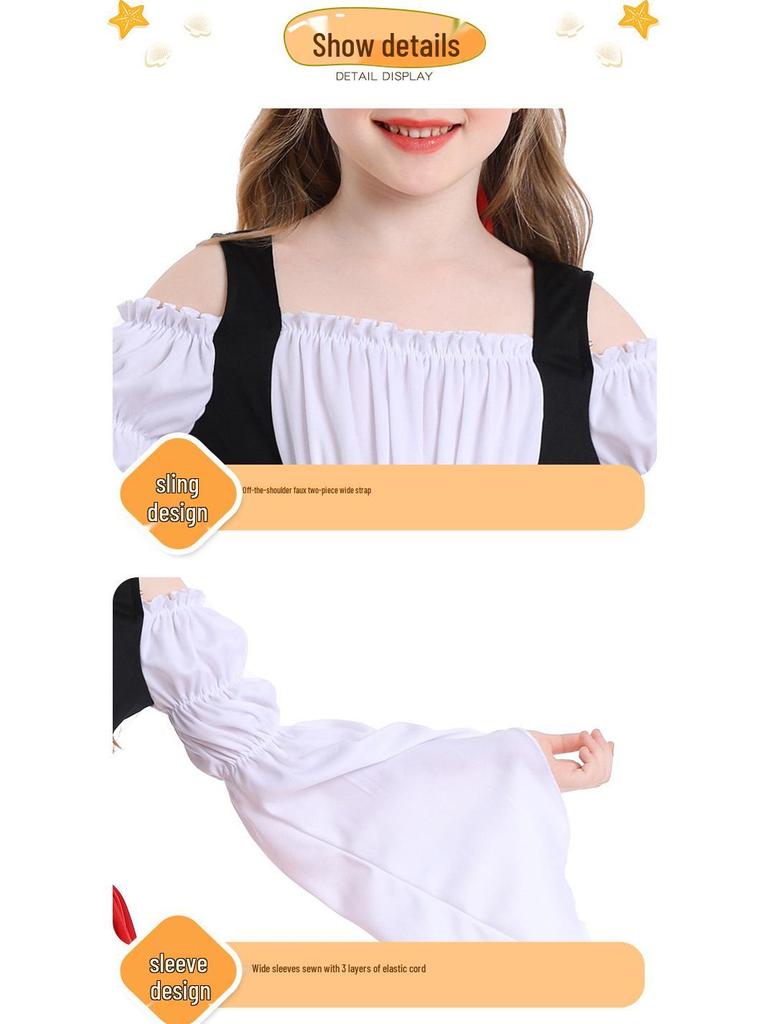 Children's Medieval Farm Dress Halloween Costume