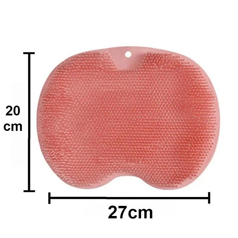 Massage Mat Back Scraper Cleaning Brush Shower Feet Cleaner Wash Mat Multifunction Sucker Wall Mat Rub Foot Arms Body Bath