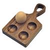 Wooden Eggs Storage Tray with Handle For Refrigerator Countertops Kitchen Organizers Multipurpose Container Eggs Carriers