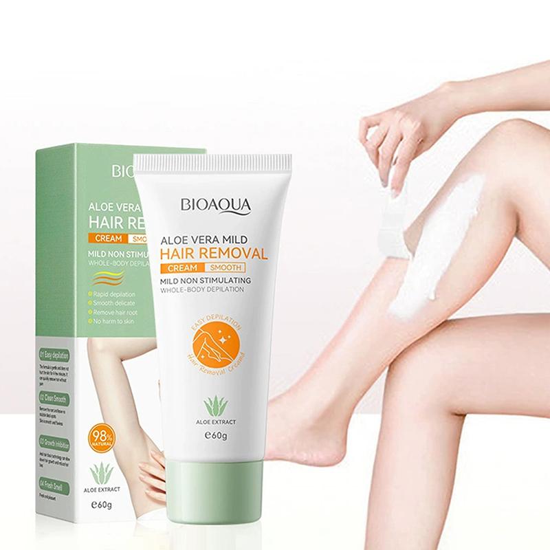 Bioaoua Hair Removal Cream Permanent Epilator Cream Intimate Areas Health Painless Hair Remover Growth Inhibitor For Woman Men