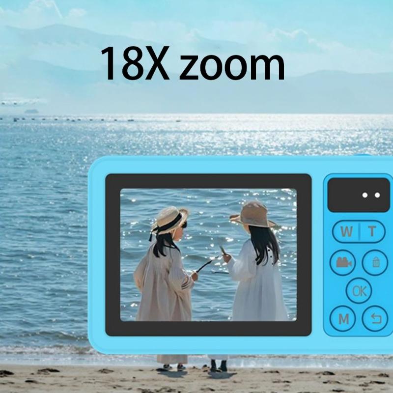 IP68 Waterproof Digital Camera 48MP High Resolution Underwater Photography 10ft Depth Lightweight Design for Snorkeling