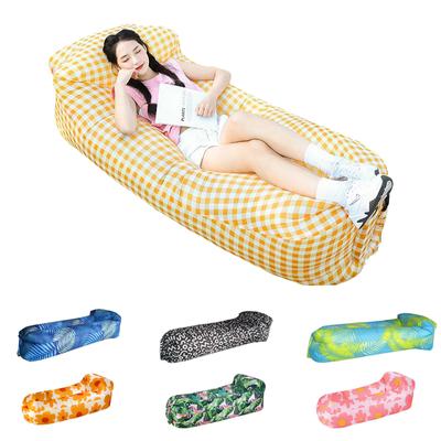 Leżak plażowy, przenośna, nadmuchiwana sofa, meble wypoczynkowe, rozkładany fotel, sprzęt kempingowy, 2-osobowe leżaki ogrodowe