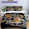 3pcs Dragon Tiger Design Duvet Cover Set -Includes 1 Duvet Cover and 2 Pillowcases, No Quilt Core, All-Season Home Decor  yy251111194