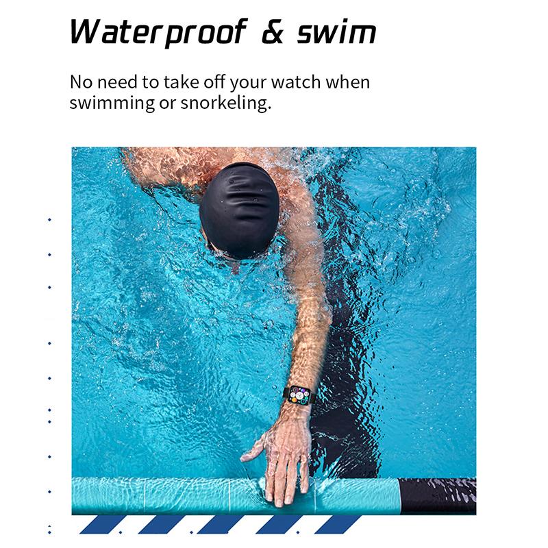 Men Women Smart Watch Ip68 Waterproof Body Temperature Monitor Call Smartwatch Fitness Sports Watches For Android Ios Phone