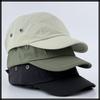 Hiking Sun CZA067 [White Fang] Cap, Plain, Protection, Hat, Simple, Stylish, Casual, Men's, Women's, (Black)