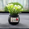 Bestselling Creative Flower Plant Bonsai Car Perfume Seat Aromatherapy Balm Ornament