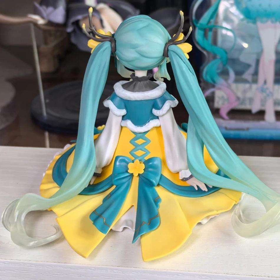 Hatsune Miku Anime Figure Toy Kawaii Flower Fairy Collection PVC Action Figurine Model Doll for Kids Gift
