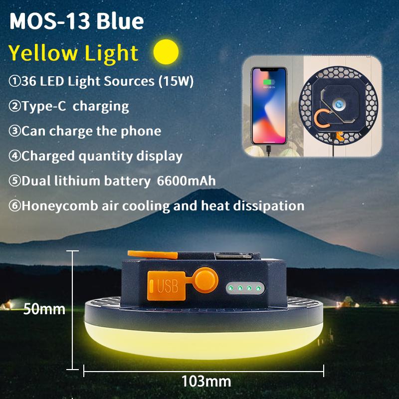 9900mAh Rechargeable Powerful Light Camping Lantern with Magnet Strong Light Portable Flashlight Tent Lamp Work LED