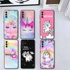 Pink Unicorn Rainbow Soft Phone Case for Samsung A17 A37 A57 A16 A26 A36 A56 A15 A25 A35 A55 A14 A24 A34 A54 A13 A23 A33 A53 A52