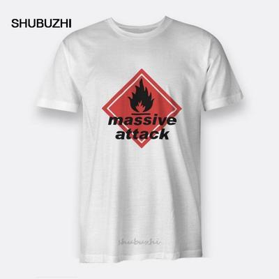 T-shirt Estiva Manica Corta Taglie Forti Trip Hop Massive Attack Taglia S 3XL Maglietta Bianca Uomo