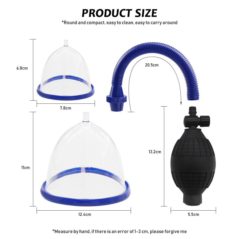 EXVOID Breast Enlarger Nipple Massager Breast Enhancement Vacuum Cup Sex Toys For Woman Breast Pump Nipple Sucker Sex Shop