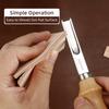 4/6/8mm Leather Edge Beveler Tool, Wide Head Leathercraft Edge Skiving Beveler, Leather Edge Cutting Trimmer, DIY Craft Tool