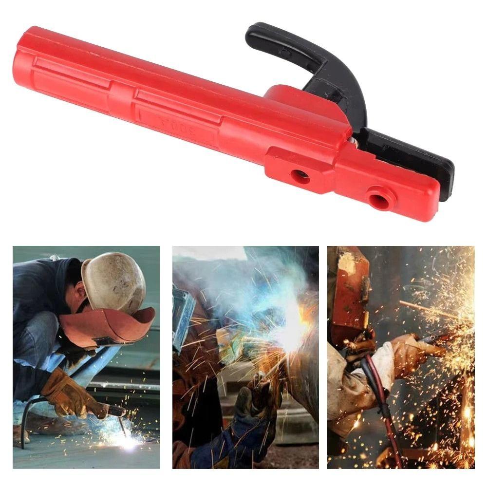 Bent Head Welding Tongs 300A/500A/800A Welding Clamp For Motorcycle Joining Repair Tool