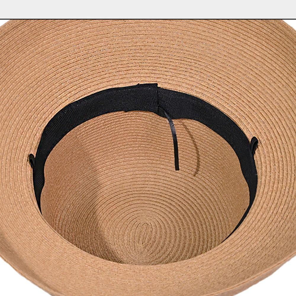 Dome Weave Hat Boho Women's Sun Hats Sweet UV Protection Cap Holiday
