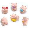 Animal Magnets Refrigerator, Glrovazas 12Pcs Locker, Funny Magnets, Resin Pig Decorative Magnets for Classroom Kitchen Office