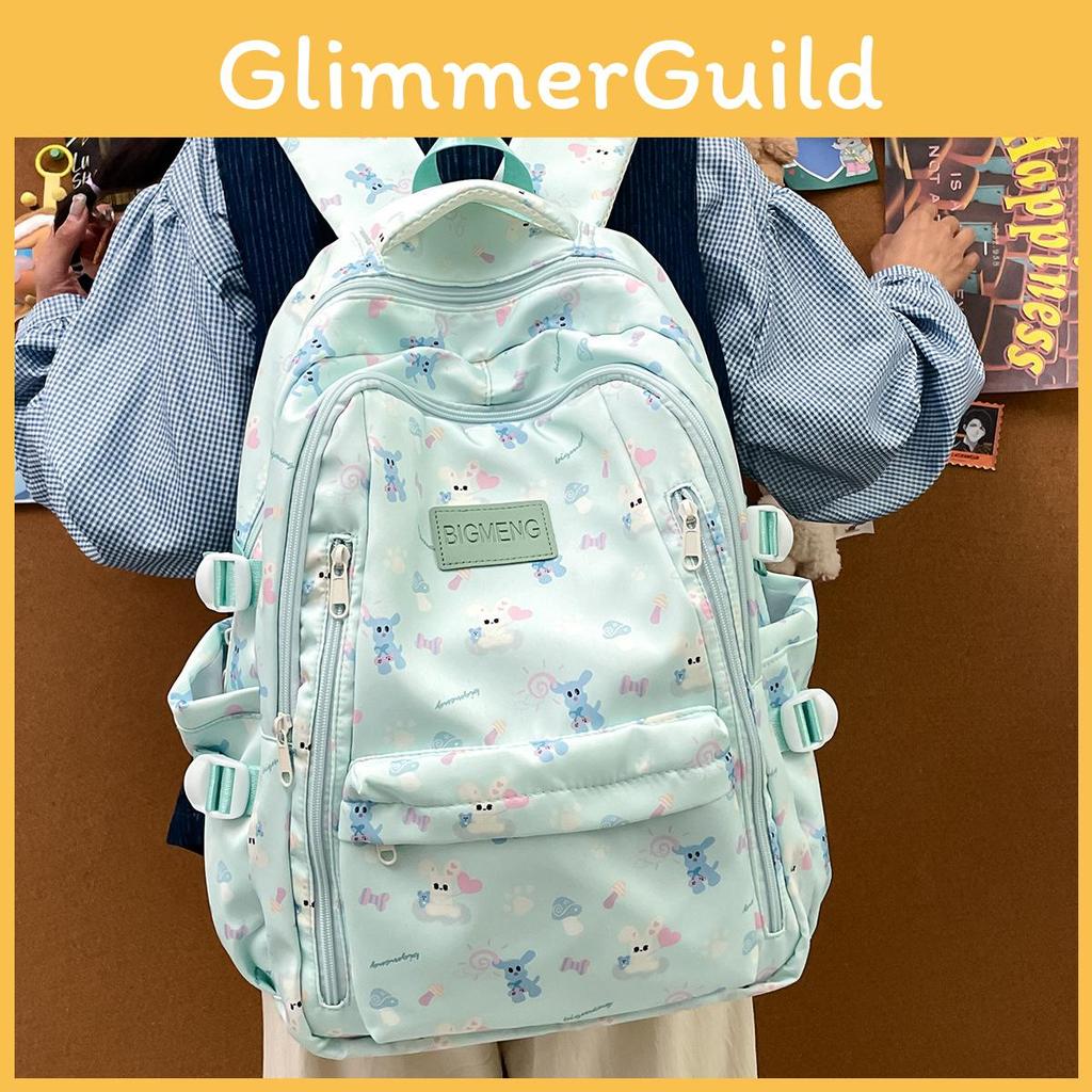 Animal Printed Rabbit Pattern Small Backpack For Girls And Teens Travel Casual