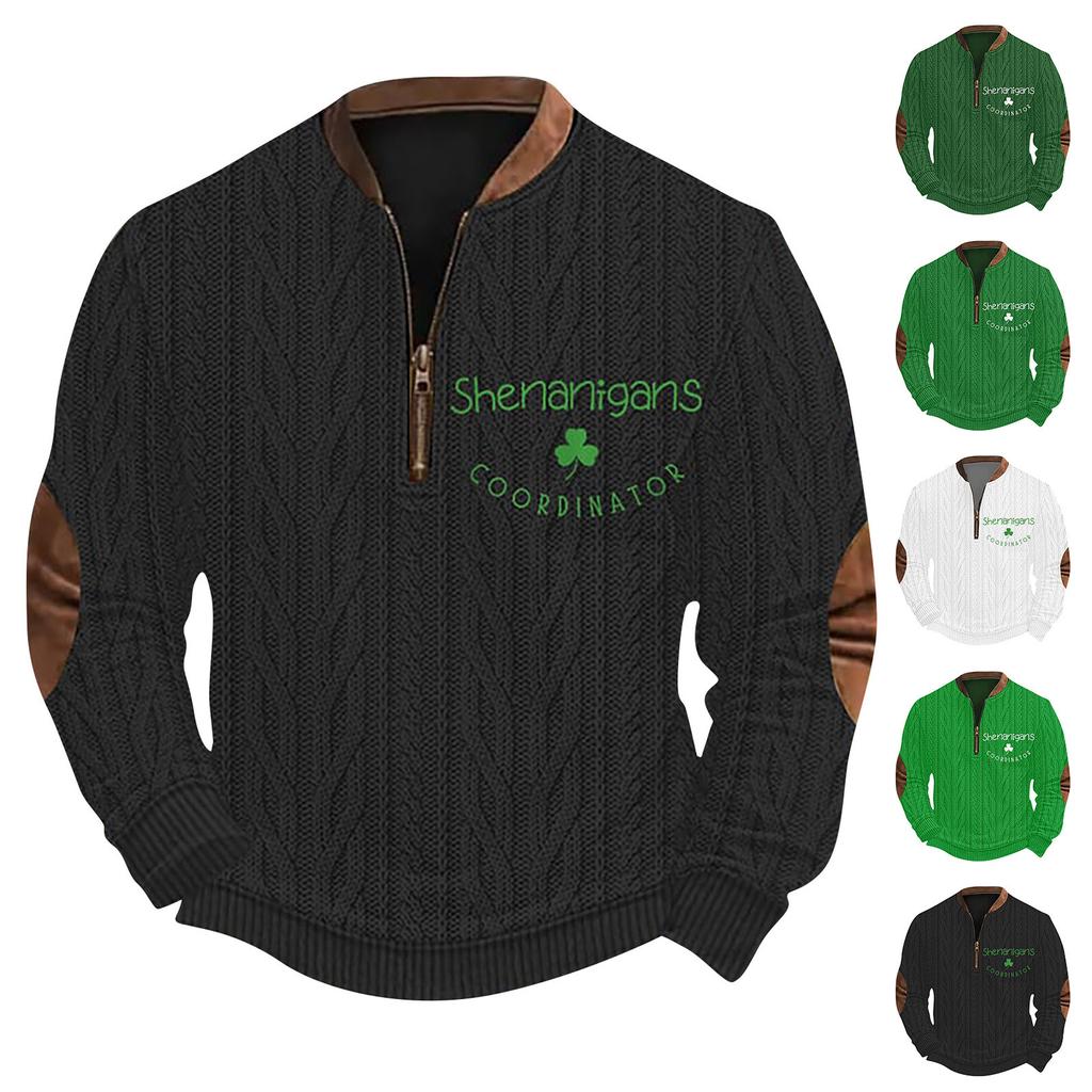 Men's Retro Casual Gradient Printed Sweatshirt