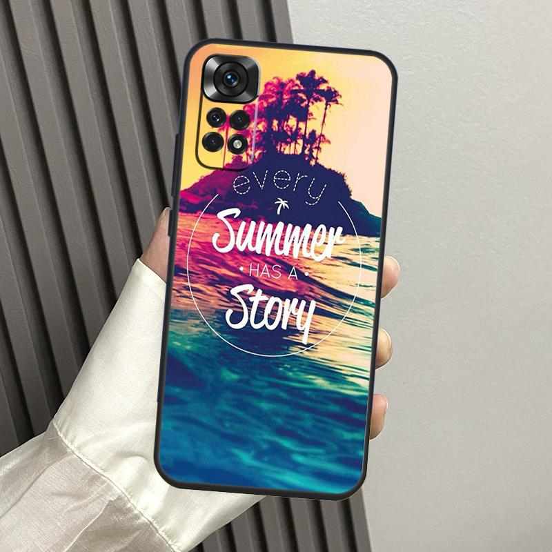 

Love Summer Case For Xiaomi Redmi Note 13 Pro 14 12 11 10 15 Pro Plus Redmi 14C 13C 15C 10C 12C 15 Funda Redmi 13 4G