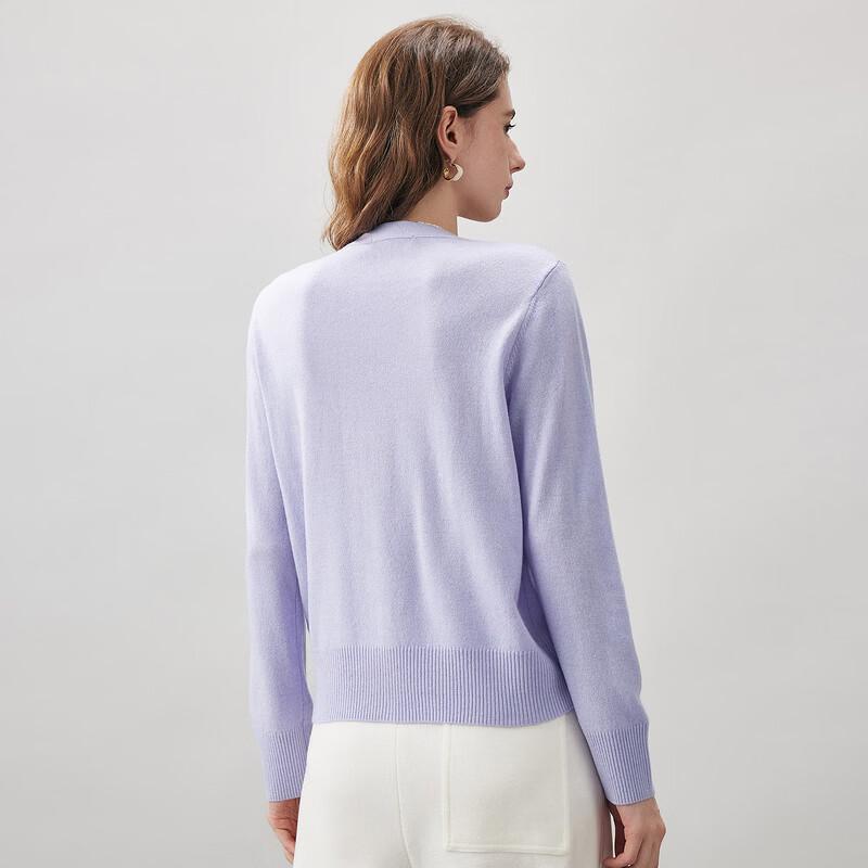 Kemengboka Women's Faux Two-Piece Knit Wool Cardigan