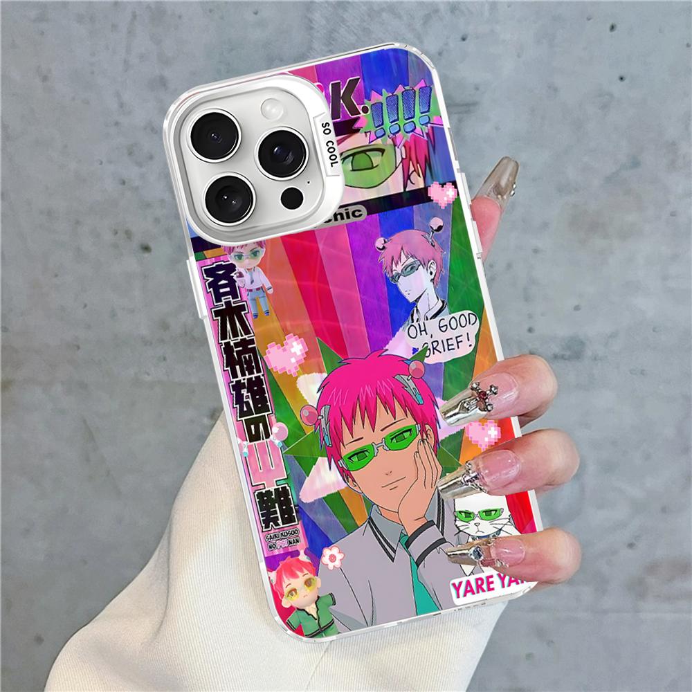Saiki Kusuo No Psi Nan Phone Case For IPhone 16 15 14 13 12 11 Pro Max X XR XSMAX 8 7 Plus Matte Shockproof Back Cover
