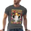 Milk Makes My Tummy Hurt Funny Tummy Ache Meme Tshirt Unisex T Shirts For Unisex Casual Anime T Shirts For Unisex Tshirt