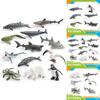 Shark Penguin Polar Bear Models With Pvc Material For Childrens Learning And Decor
