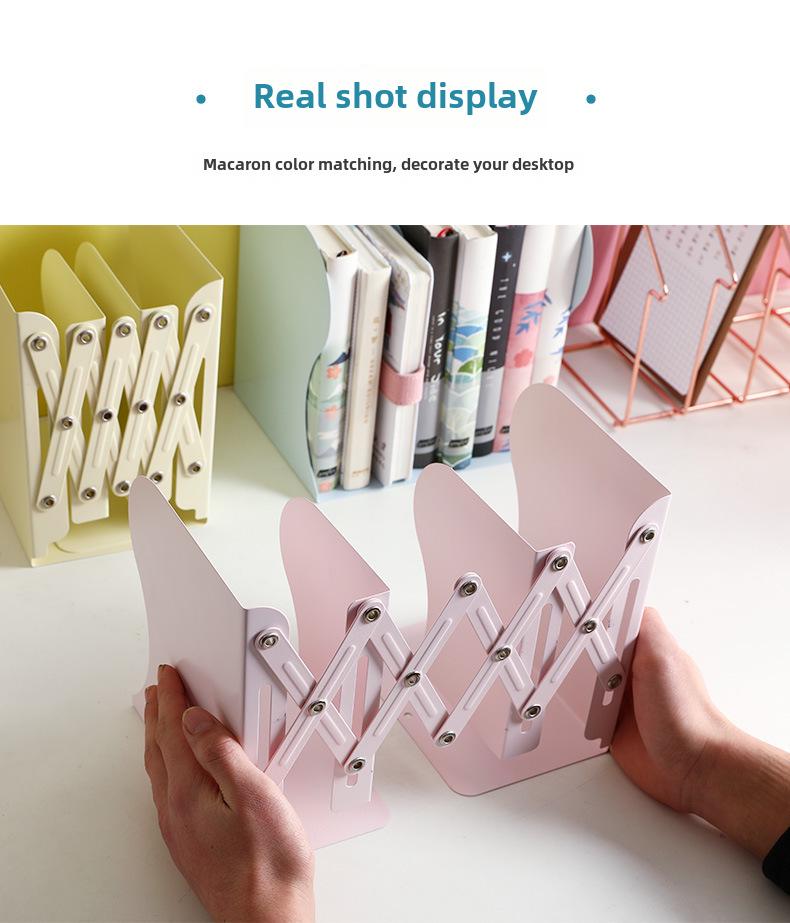 Kaba Bear Macaron-Color Retractable Book Stand for Students