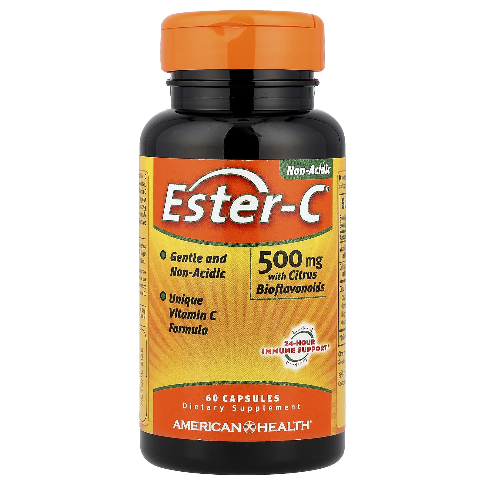 

Ester-C® with Citrus Bioflavonoids, 60 Capsules