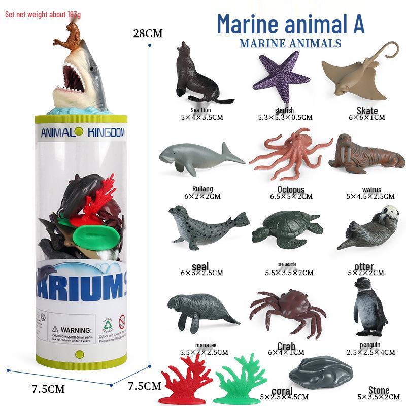 Realistic Arctic Animal Toy Set - Polar Figure Birthday Gift & Cake Decoration