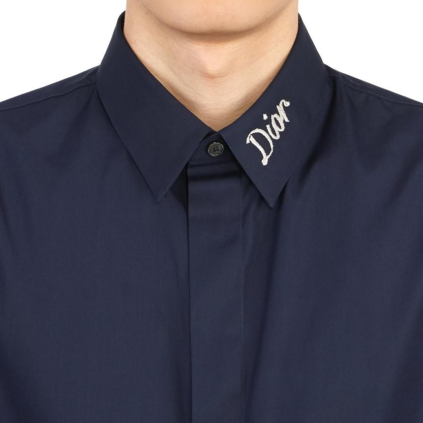 Dior SS23 Shirt Men's Dark Blue 293C522A1581-588