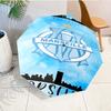 Mar-seille With Pride Emblem Printed Automatic Umbrella, 8-Frame for Travel, camping, Casual Umbrella, Essential Gift for  for family and friends