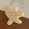 Girl Hairpin Acetic Acid Starfish Shape Hair Clip Stable Anti-Slip Design Side Bang Hair Pin Lightweight Hair Accessory