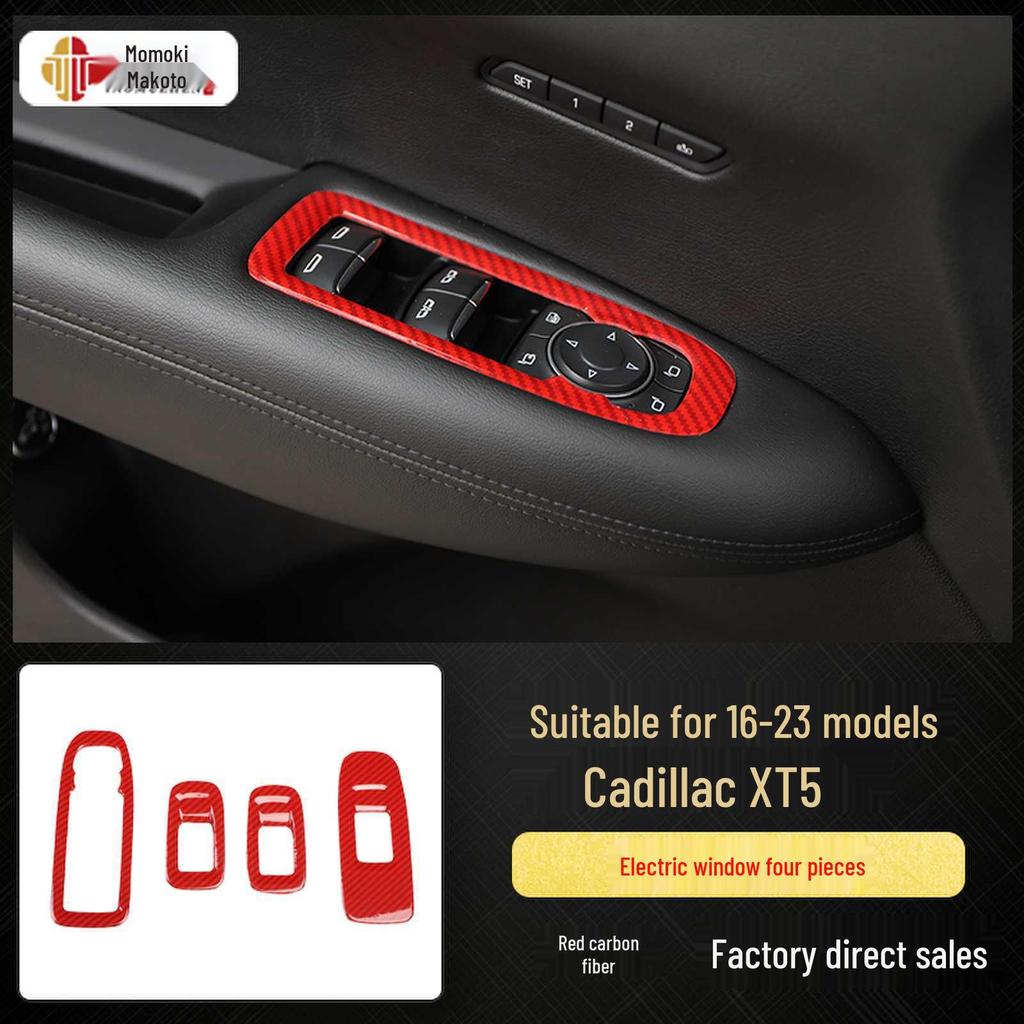 XT5 Kohlefaser-Imitation Pfirsichholz Mittelkonsolenverkleidung (2016-23)