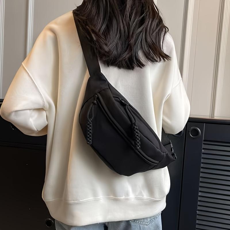 Unisex Casual Waist Bag, Trendy Crossbody Bag for Both Men And Women, Sports Chest Bag